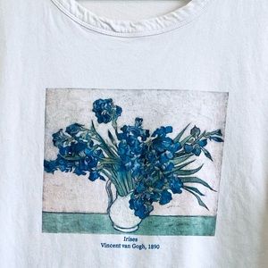 Iris Flowers, Vincent Van Gogh T-shirt